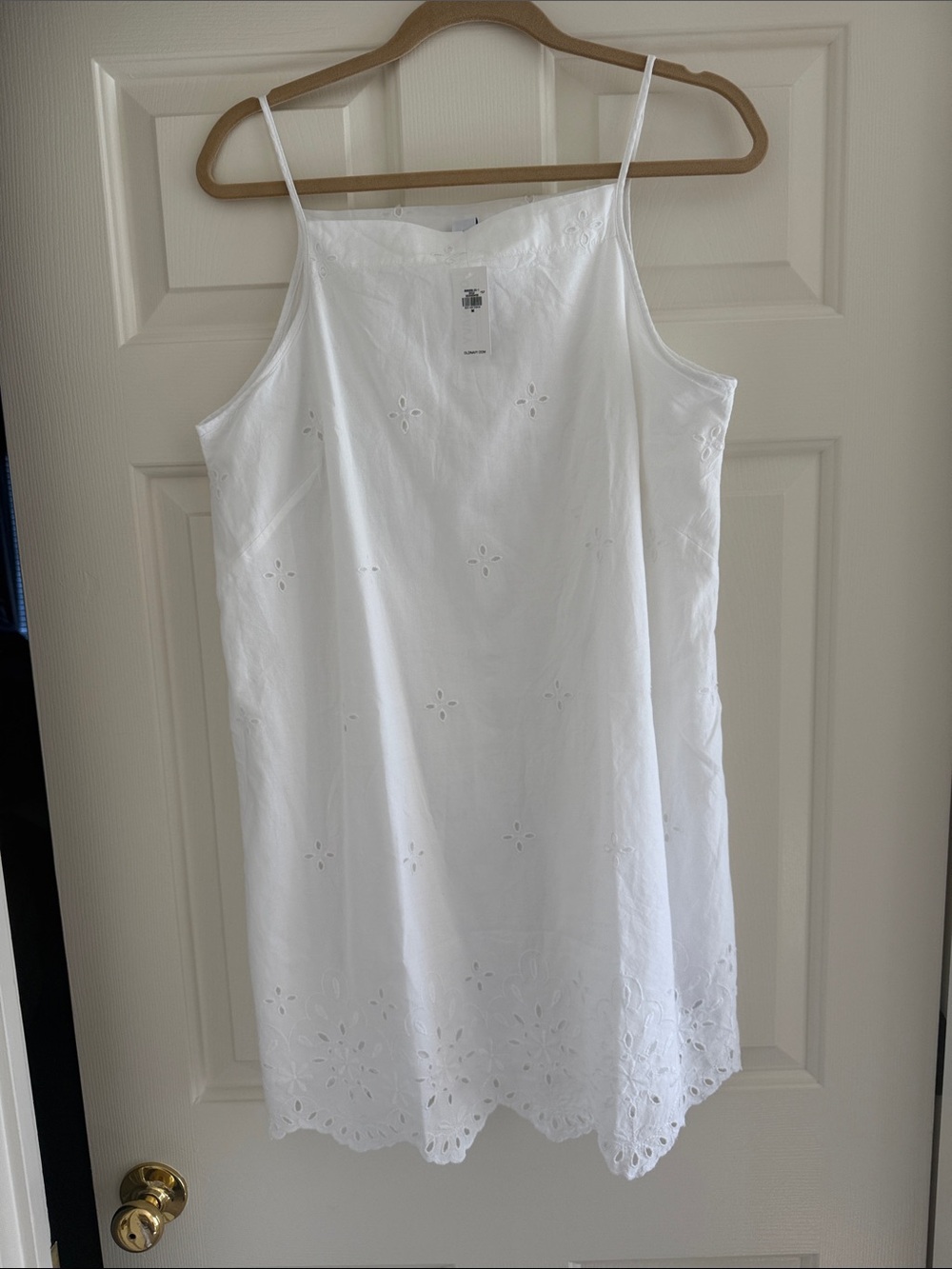 Old Navy White Eyelet Camisole Dress